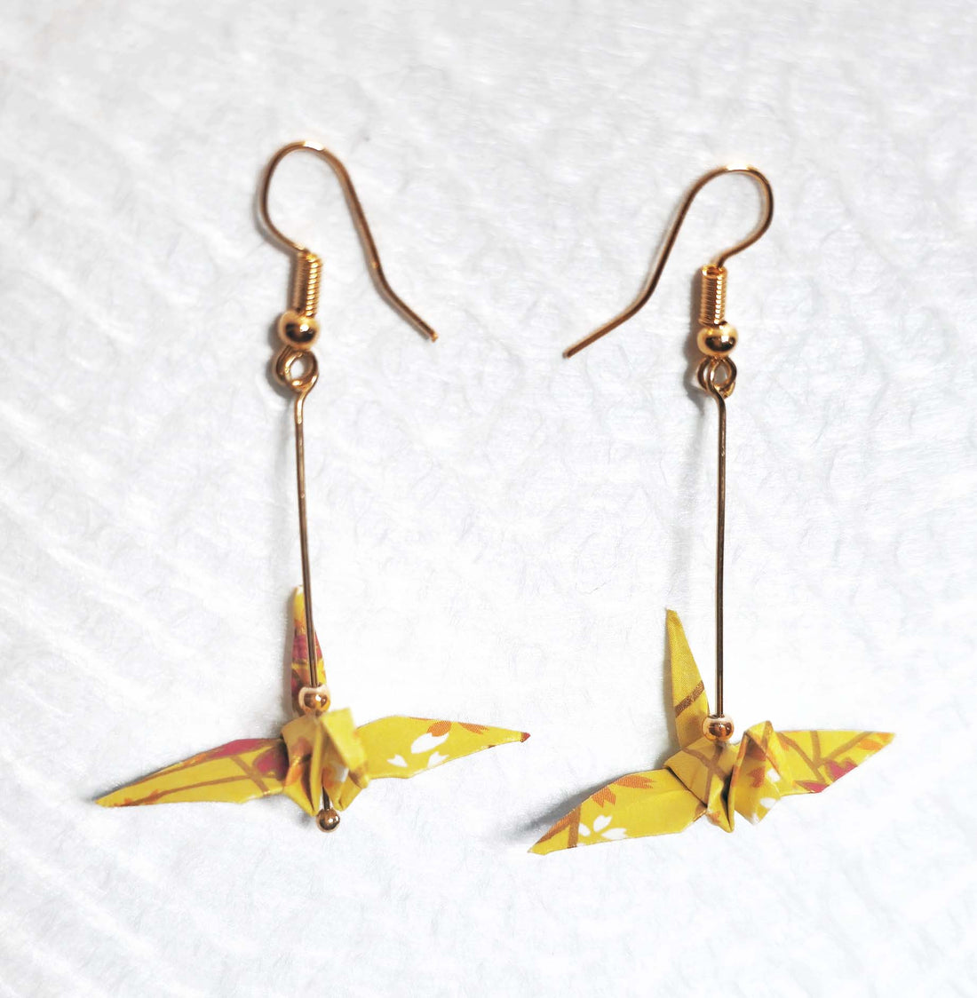 Fold & Shine! Earrings with Origami (Clip-Ons Available)